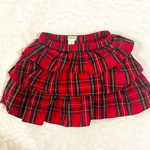 J.Crew Crewcuts Royal Stewart Red Plaid Pleated Skirt Tartan